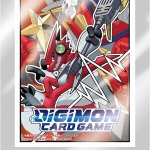 COPY - Digimon Card Game Official Card Sleeve 2022 Shoutmon  - BRAND NEW SEALED.